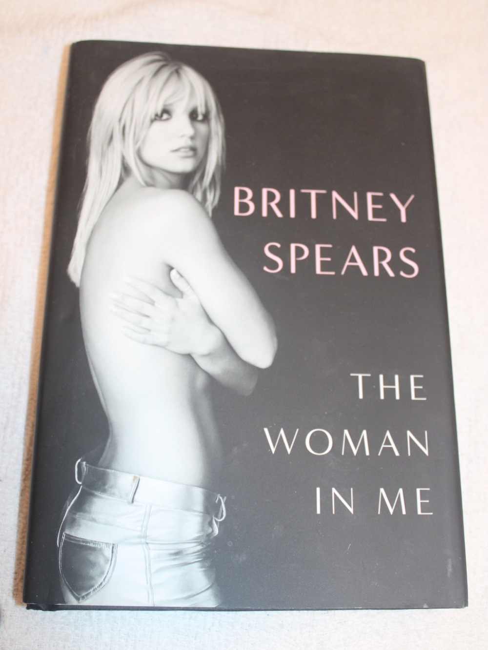 Britney Spears "The Woman in Me" Hardcover Book - Black & Pink Cover